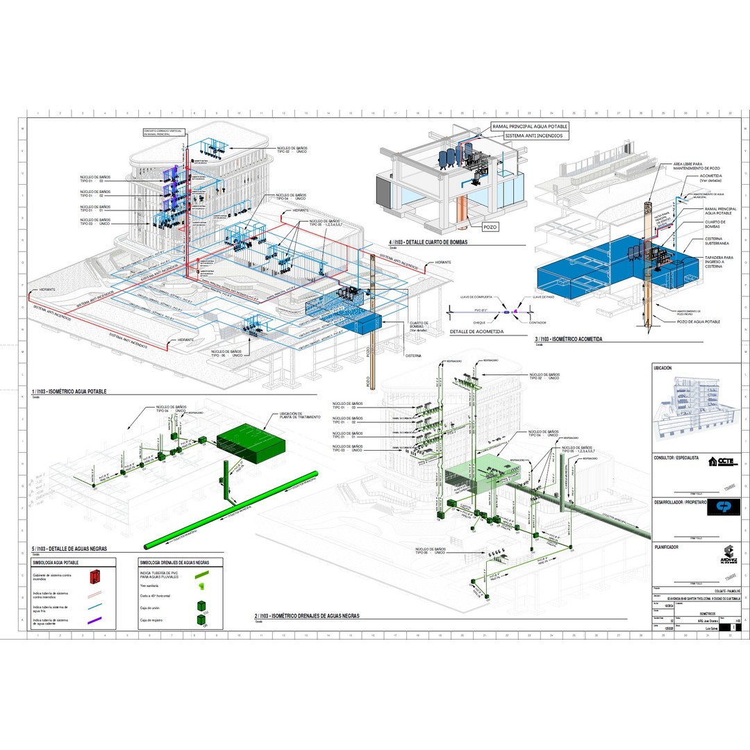 Modern Corporate Office Building 3D Model – Detailed Revit Design, Mixed-Use - View 19