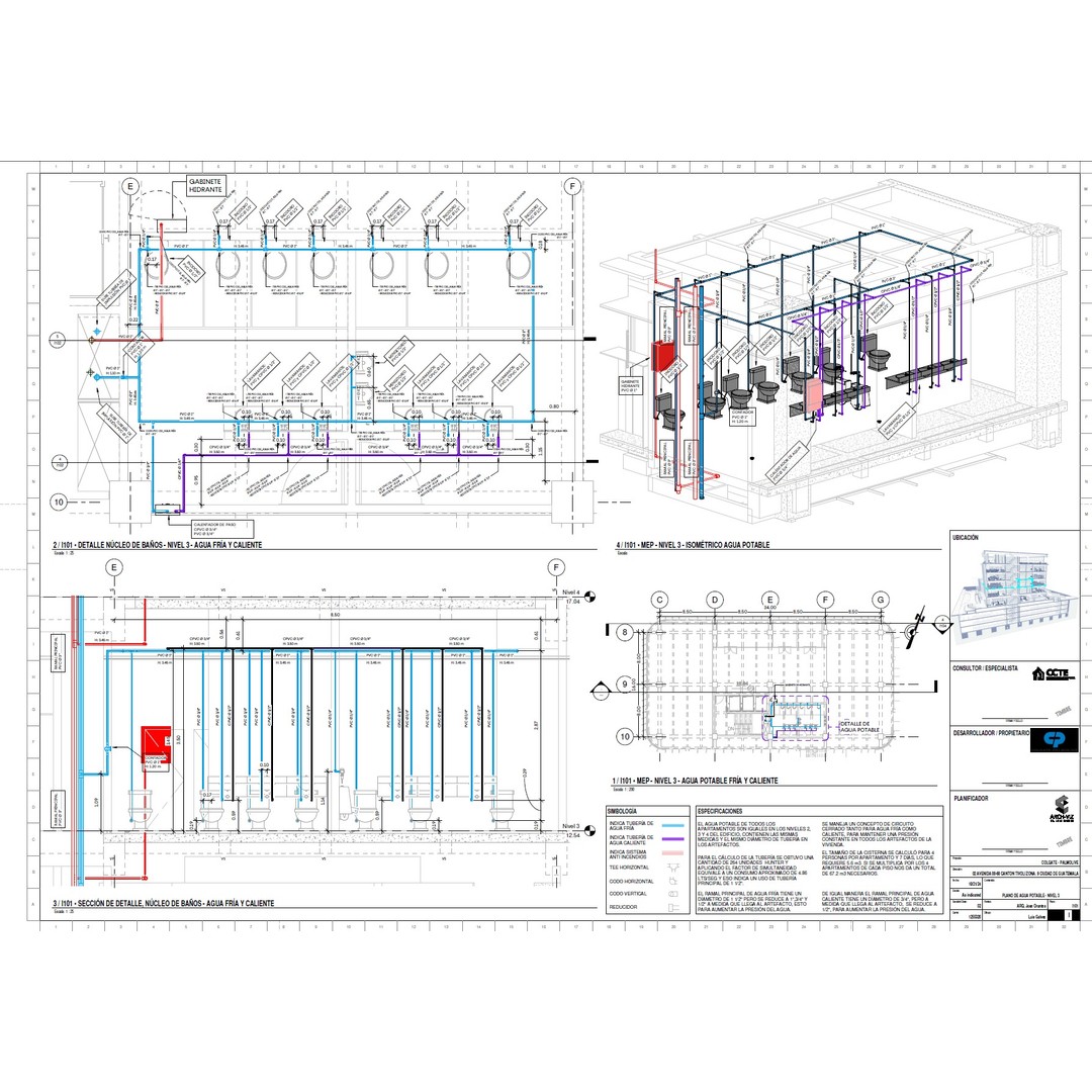 Modern Corporate Office Building 3D Model – Detailed Revit Design, Mixed-Use - View 24