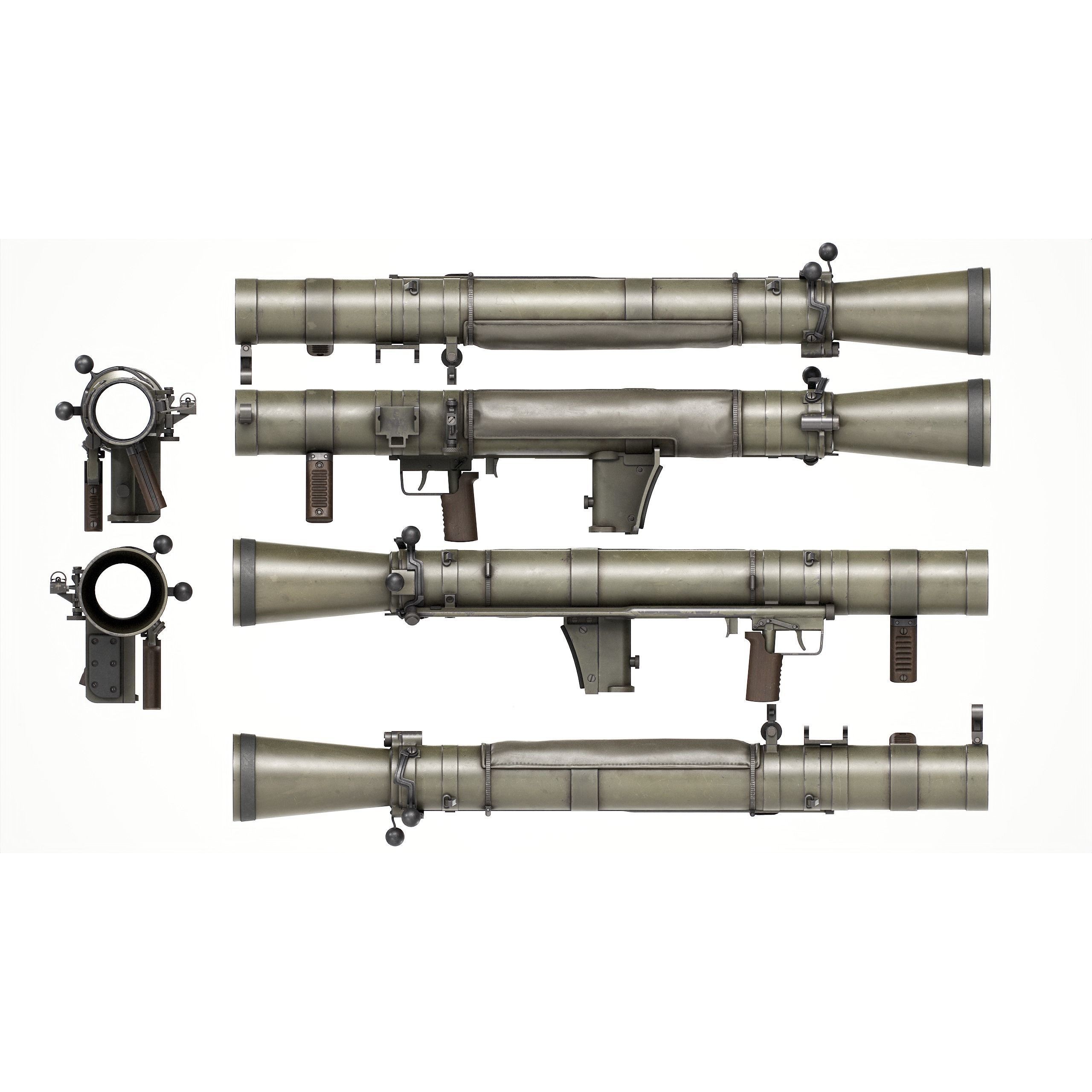 Carl Gustaf M2 - Low-Poly Game-Ready 3D Model - View 14