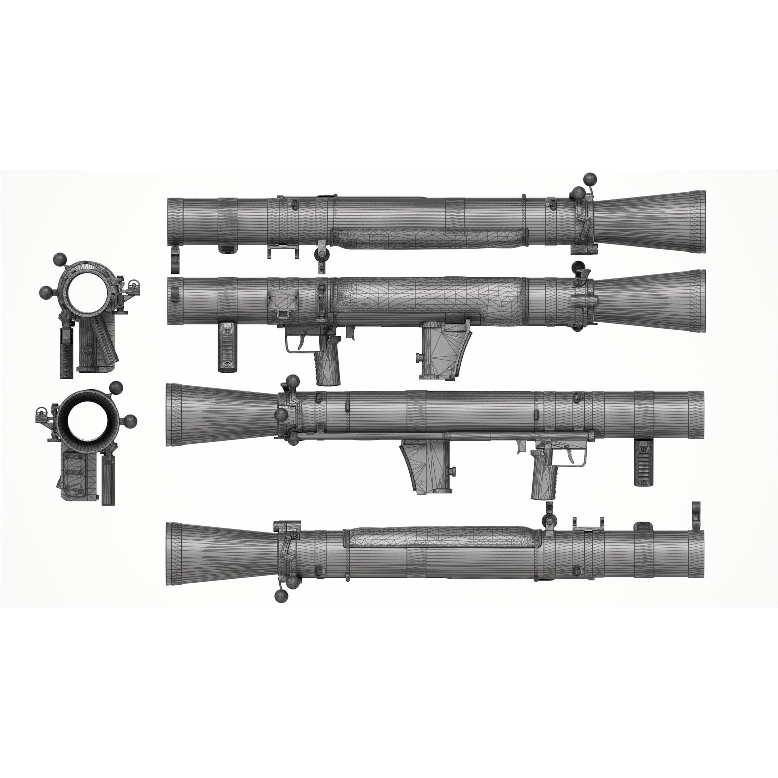 Carl Gustaf M2 - Low-Poly Game-Ready 3D Model - View 16