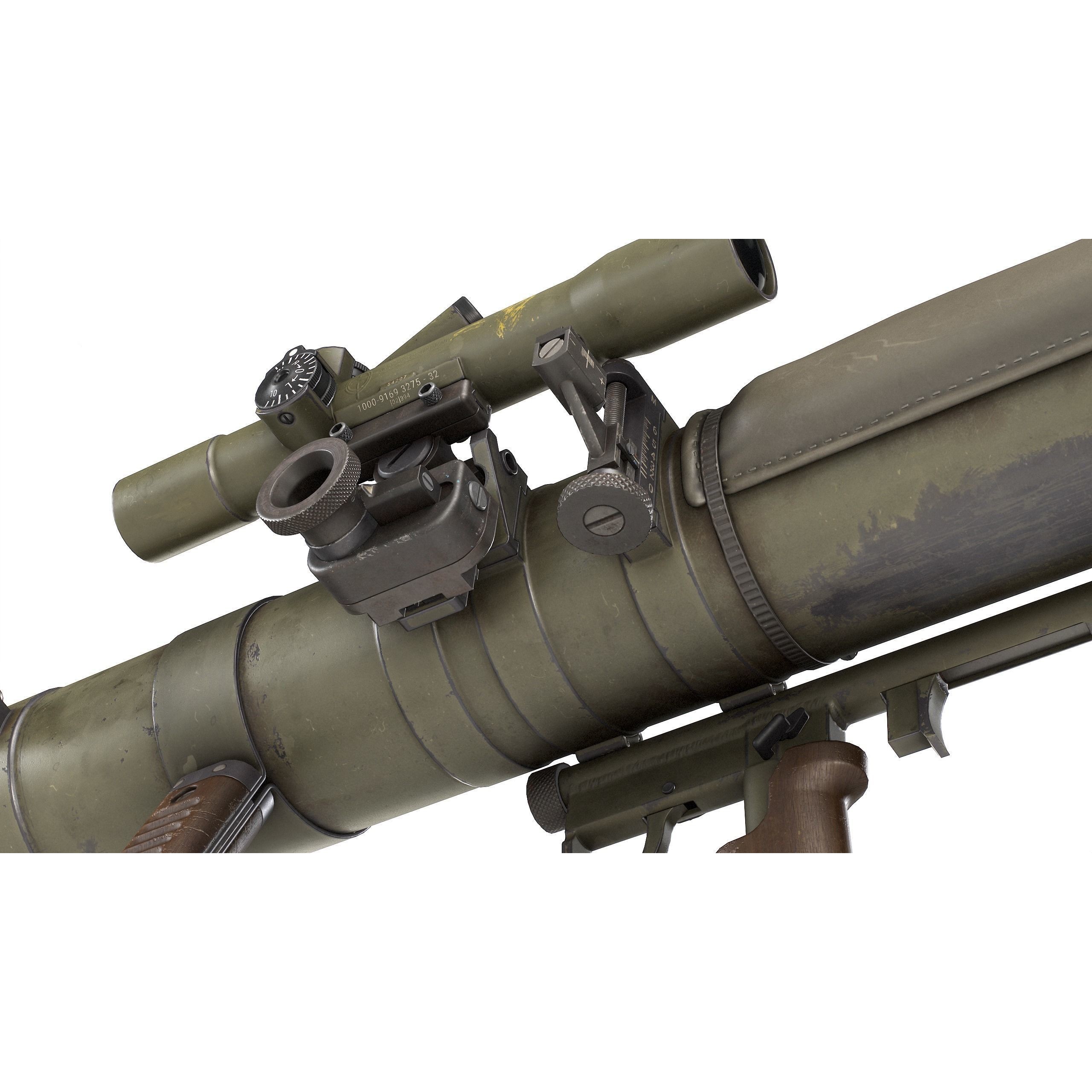 Carl Gustaf M2 - Low-Poly Game-Ready 3D Model - View 3