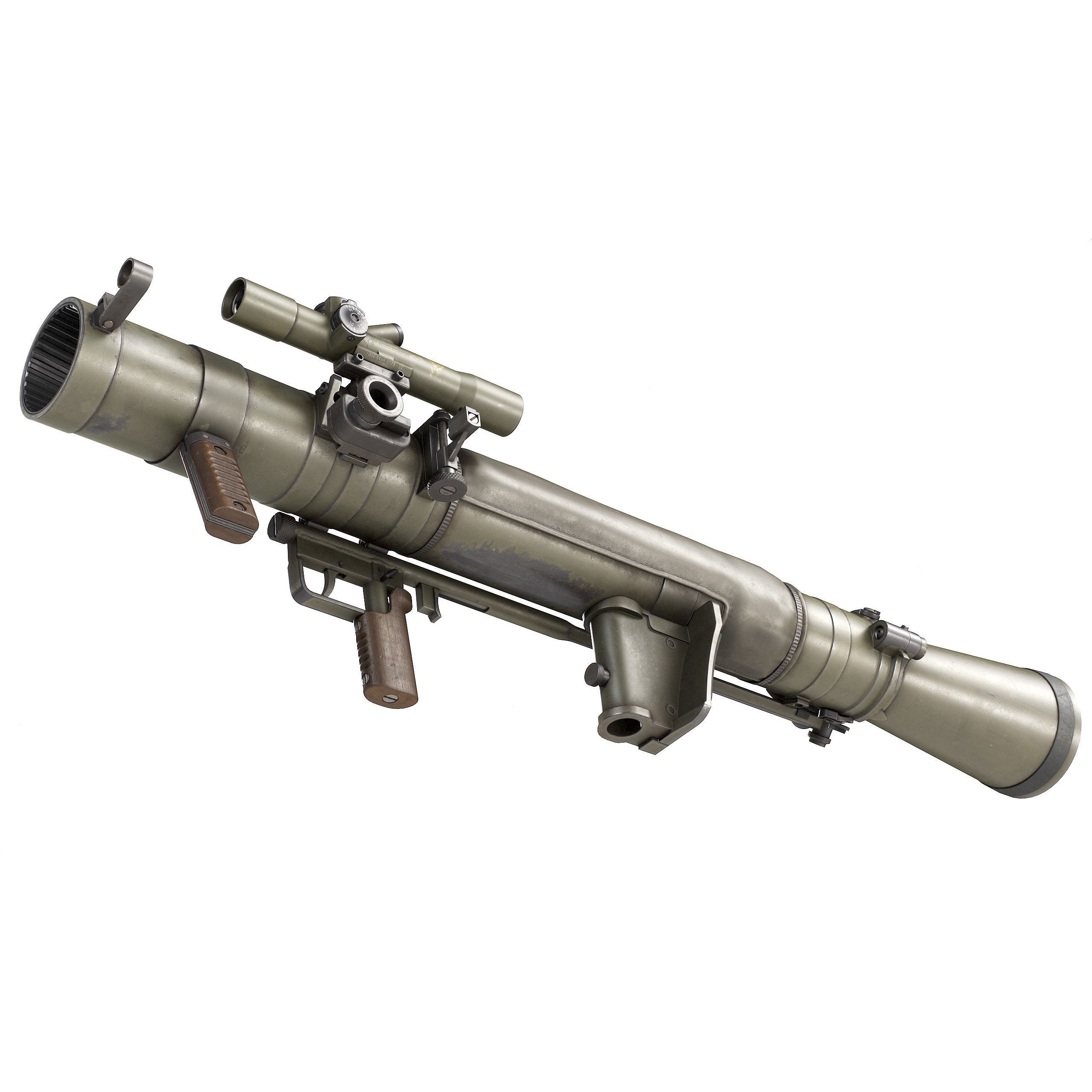 Carl Gustaf M2 - Low-Poly Game-Ready 3D Model - View 6