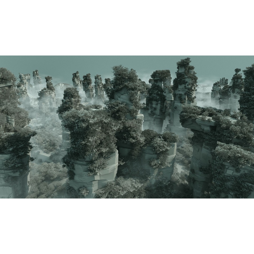 Mountains 3D Model – Detailed Landscape Asset for Environment Design - View 11