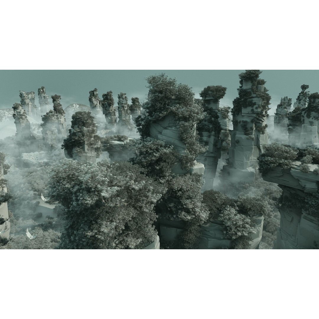 Mountains 3D Model – Detailed Landscape Asset for Environment Design - View 12