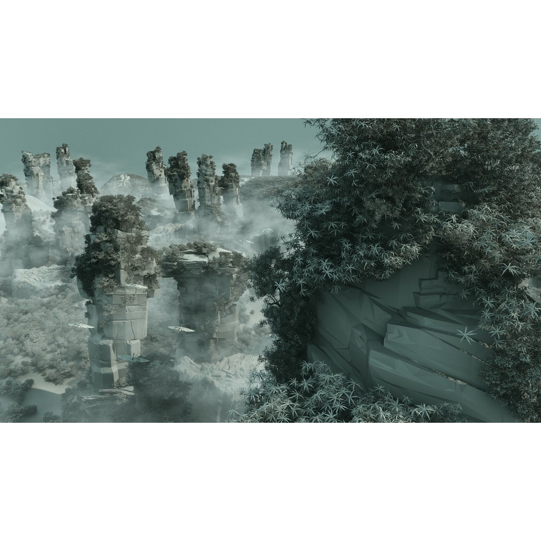 Mountains 3D Model – Detailed Landscape Asset for Environment Design - View 13