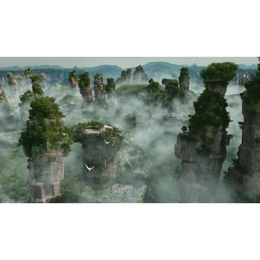 Mountains 3D Model – Detailed Landscape Asset for Environment Design - View 6