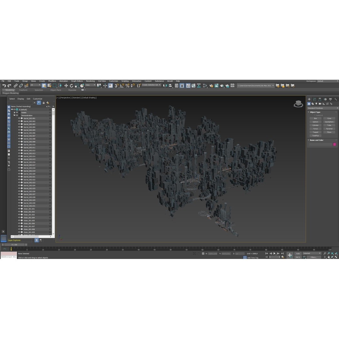 Platformer 8 Underworld 3D Model – Low Poly Game Asset, FBX, PBR