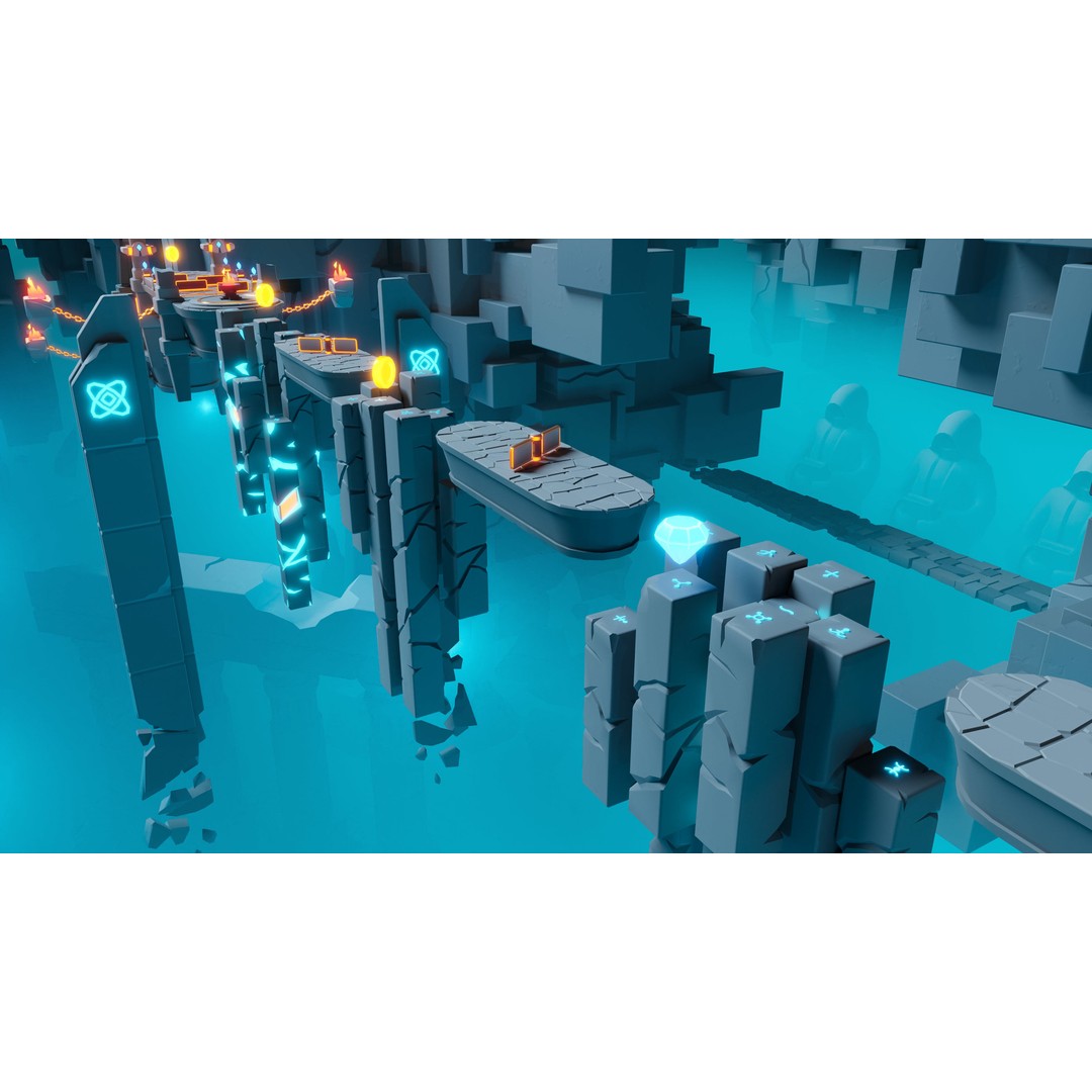 Platformer 8 Underworld 3D Model – Low Poly Game Asset, FBX, PBR - View 11