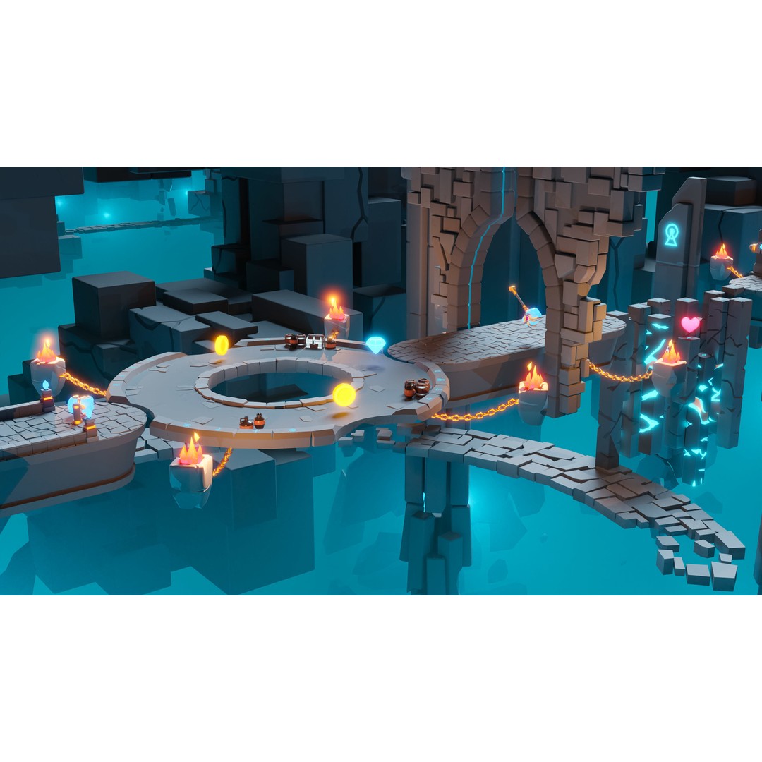 Platformer 8 Underworld 3D Model – Low Poly Game Asset, FBX, PBR - View 23