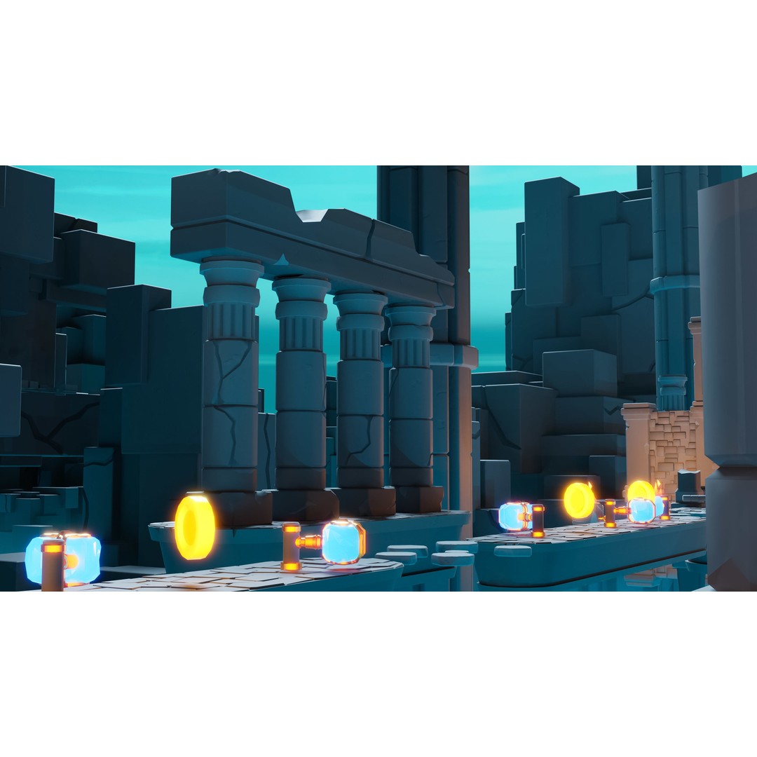 Platformer 8 Underworld 3D Model – Low Poly Game Asset, FBX, PBR - View 28