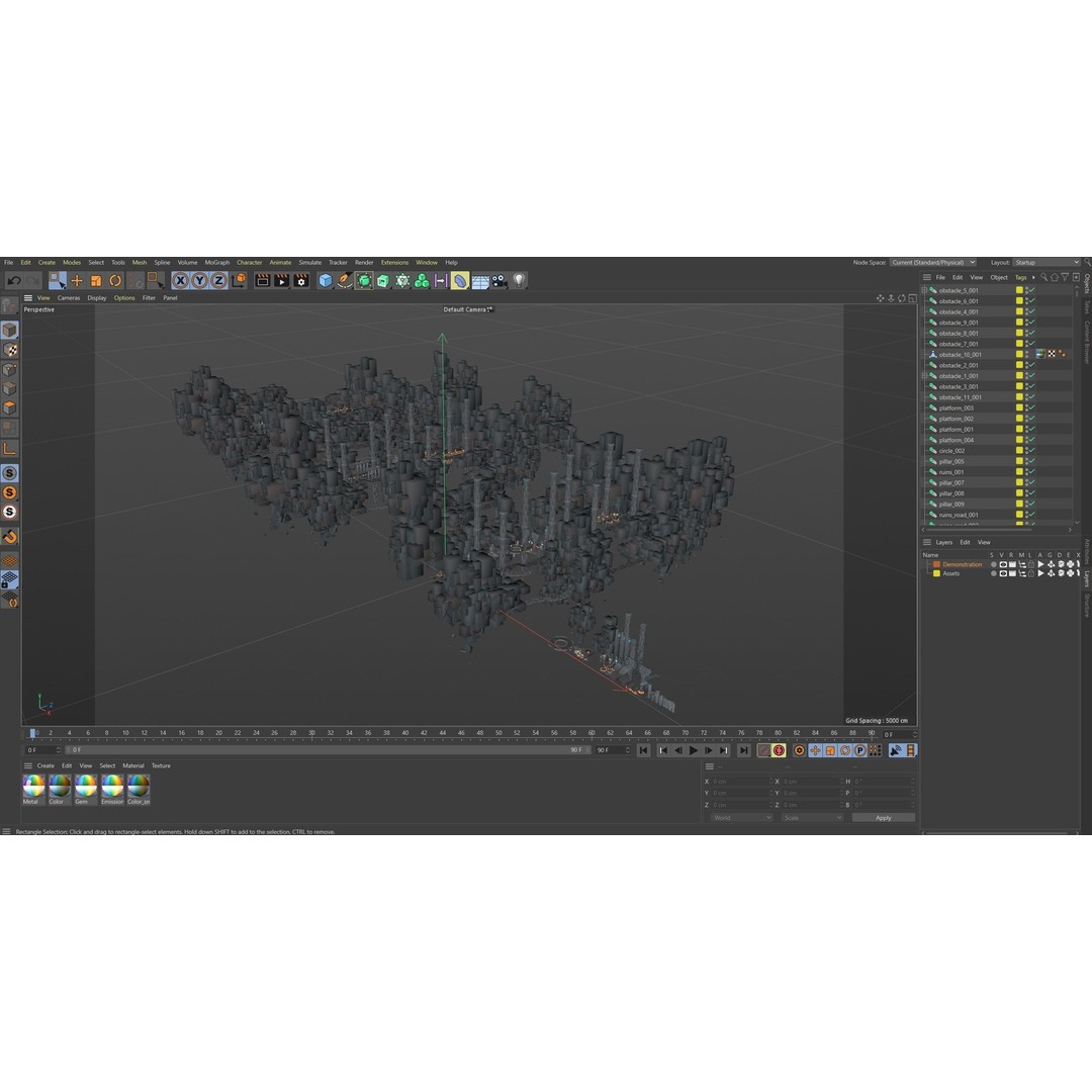 Platformer 8 Underworld 3D Model – Low Poly Game Asset, FBX, PBR - View 43