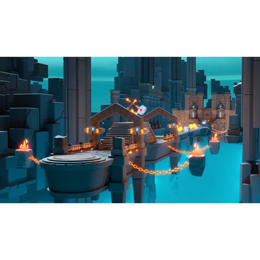 Platformer 8 Underworld 3D Model – Low Poly Game Asset, FBX, PBR - View 7