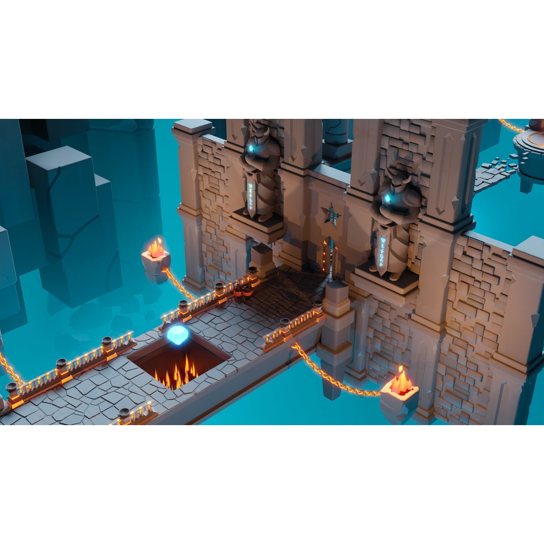 Platformer 8 Underworld 3D Model – Low Poly Game Asset, FBX, PBR - View 8