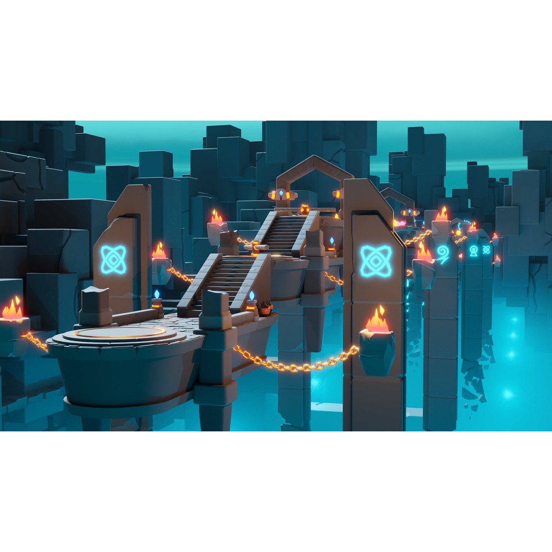 Platformer 8 Underworld 3D Model – Low Poly Game Asset, FBX, PBR - View 9