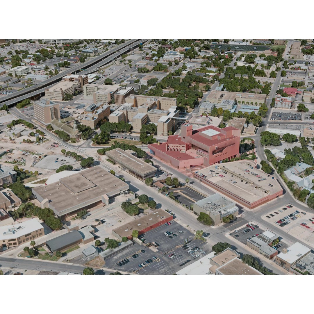 San Antonio City 3D Model – Realistic Urban Terrain, FBX & Blender - View 7
