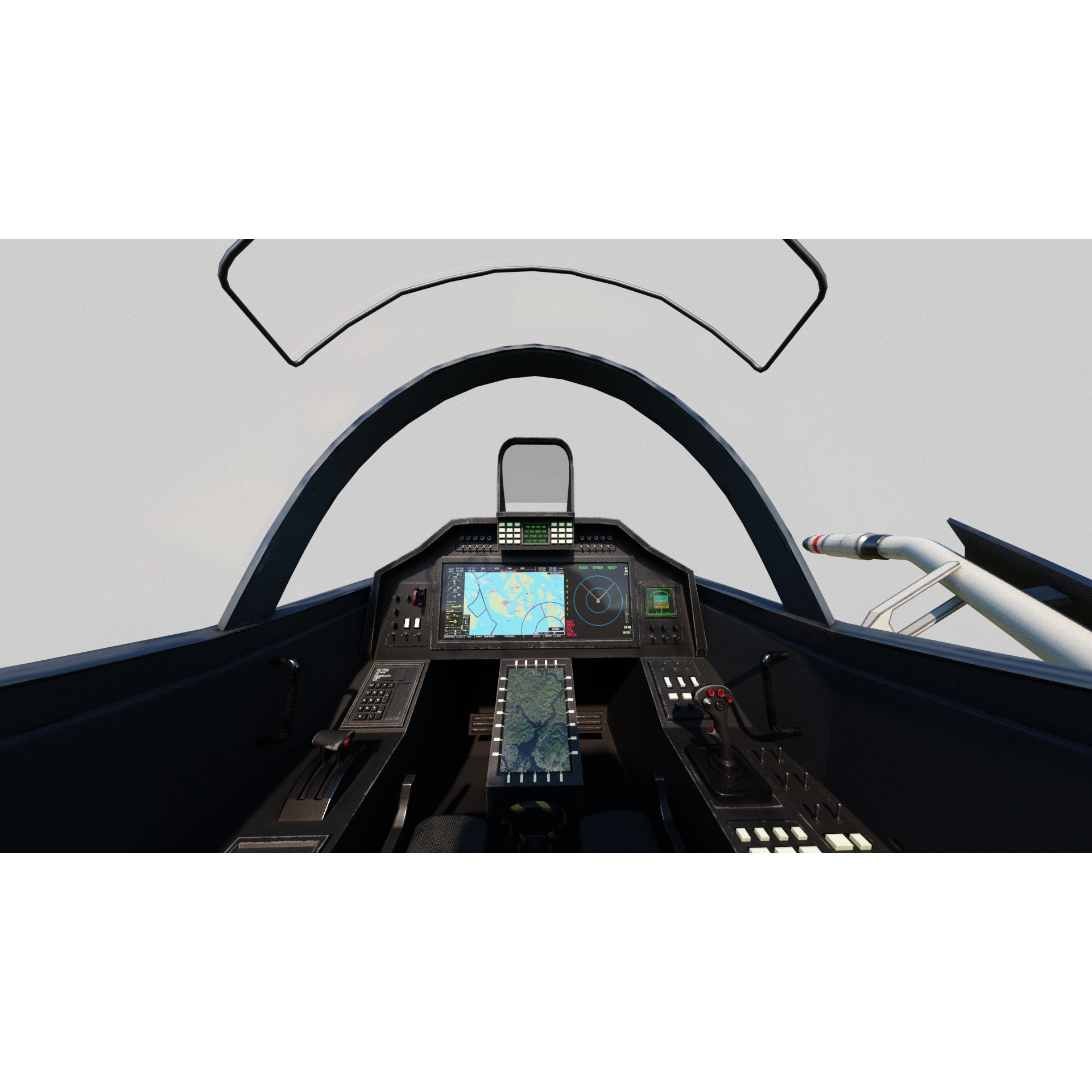 Shenyang J35 Gyrfalcon - Low-Poly Game-Ready 3D Model - View 23