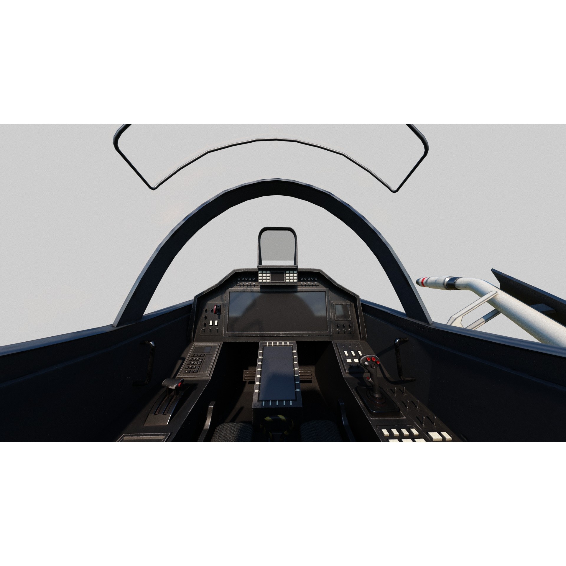 Shenyang J35 Gyrfalcon - Low-Poly Game-Ready 3D Model - View 24