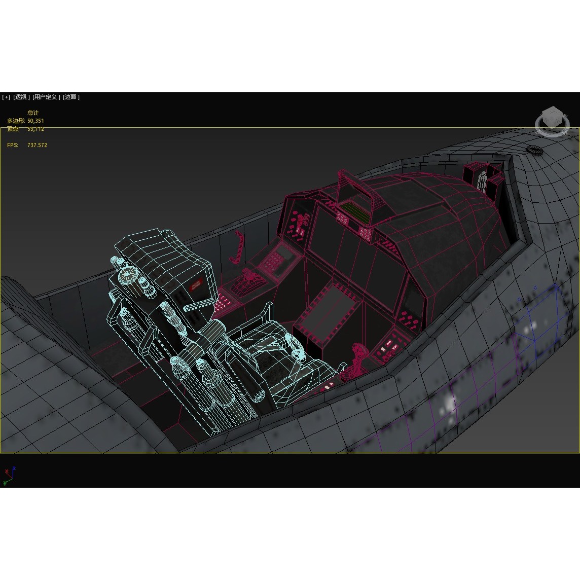 Shenyang J35 Gyrfalcon - Low-Poly Game-Ready 3D Model - View 40