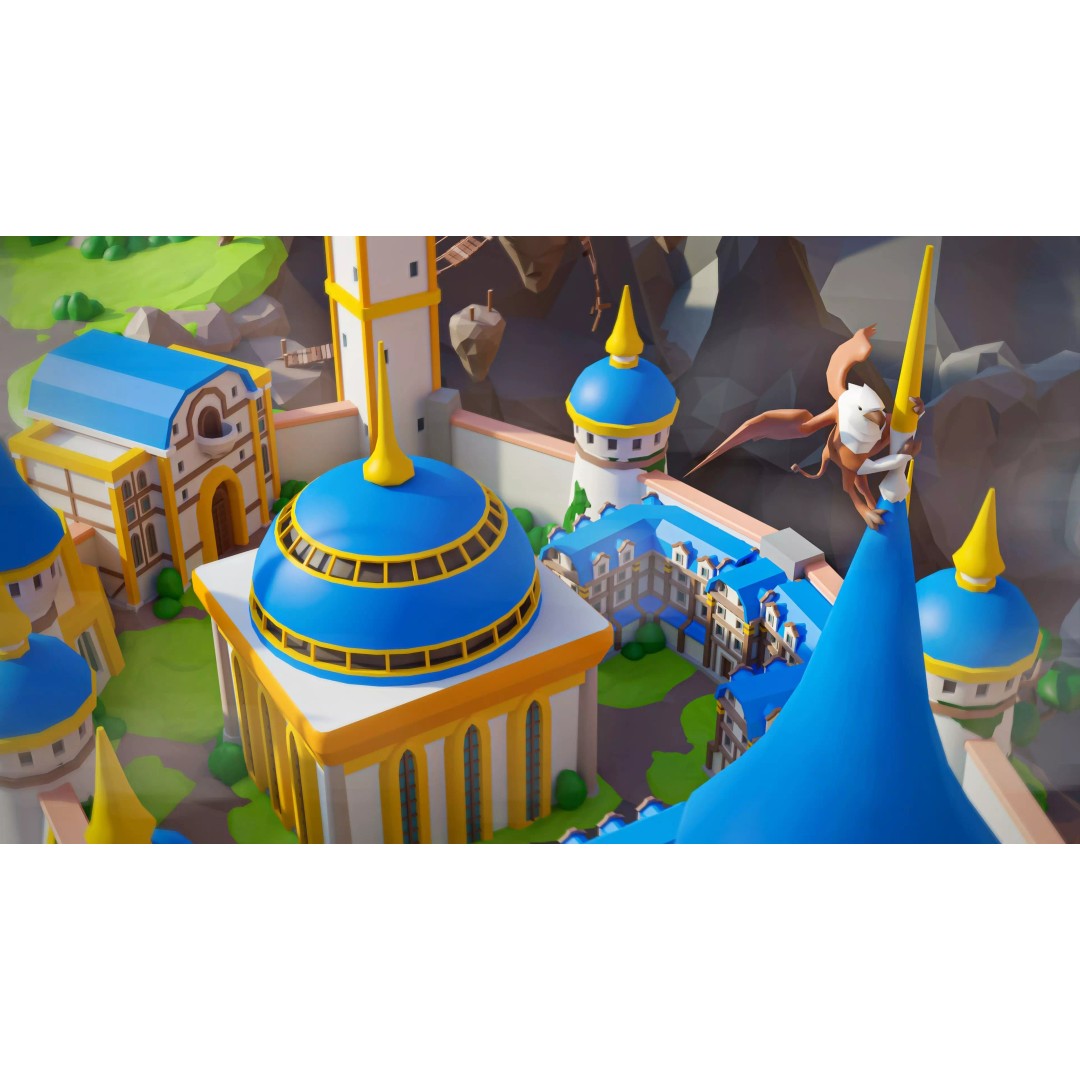 Fantasy Landscape 3D Model – Low Poly Game Asset, FBX, PBR, Rigged - View 30