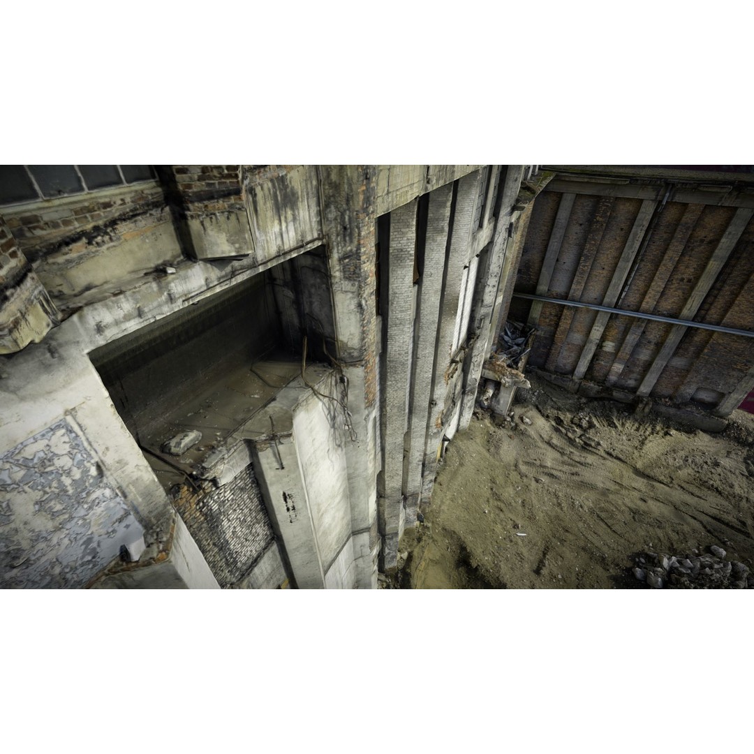Abandoned Factory 3D Model – High Poly Photoscan with Textures, FBX - View 4
