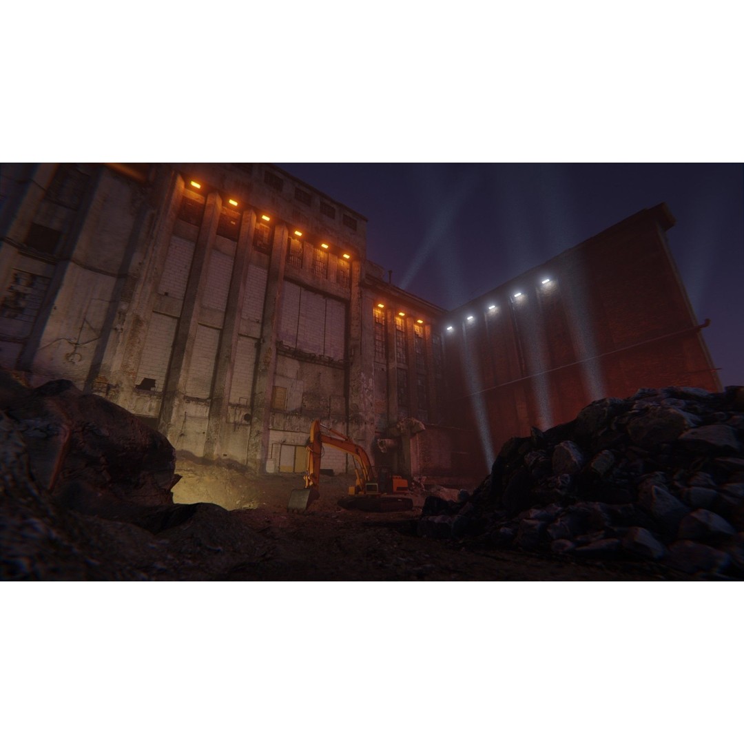 Abandoned Factory 3D Model – High Poly Photoscan with Textures, FBX - View 9