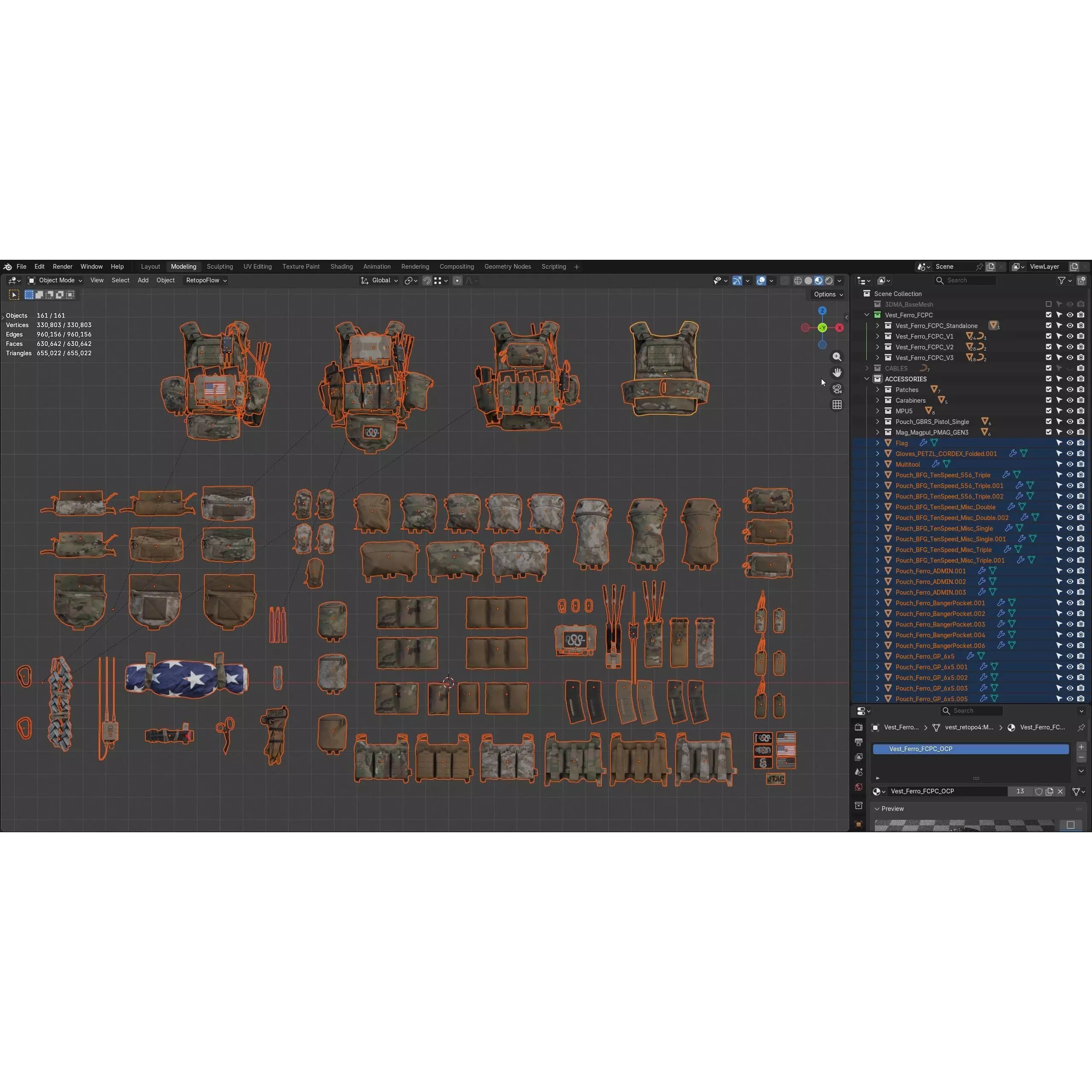 FERRO CONCEPTS FCPC V5 - Low-Poly Game-Ready 3D Model