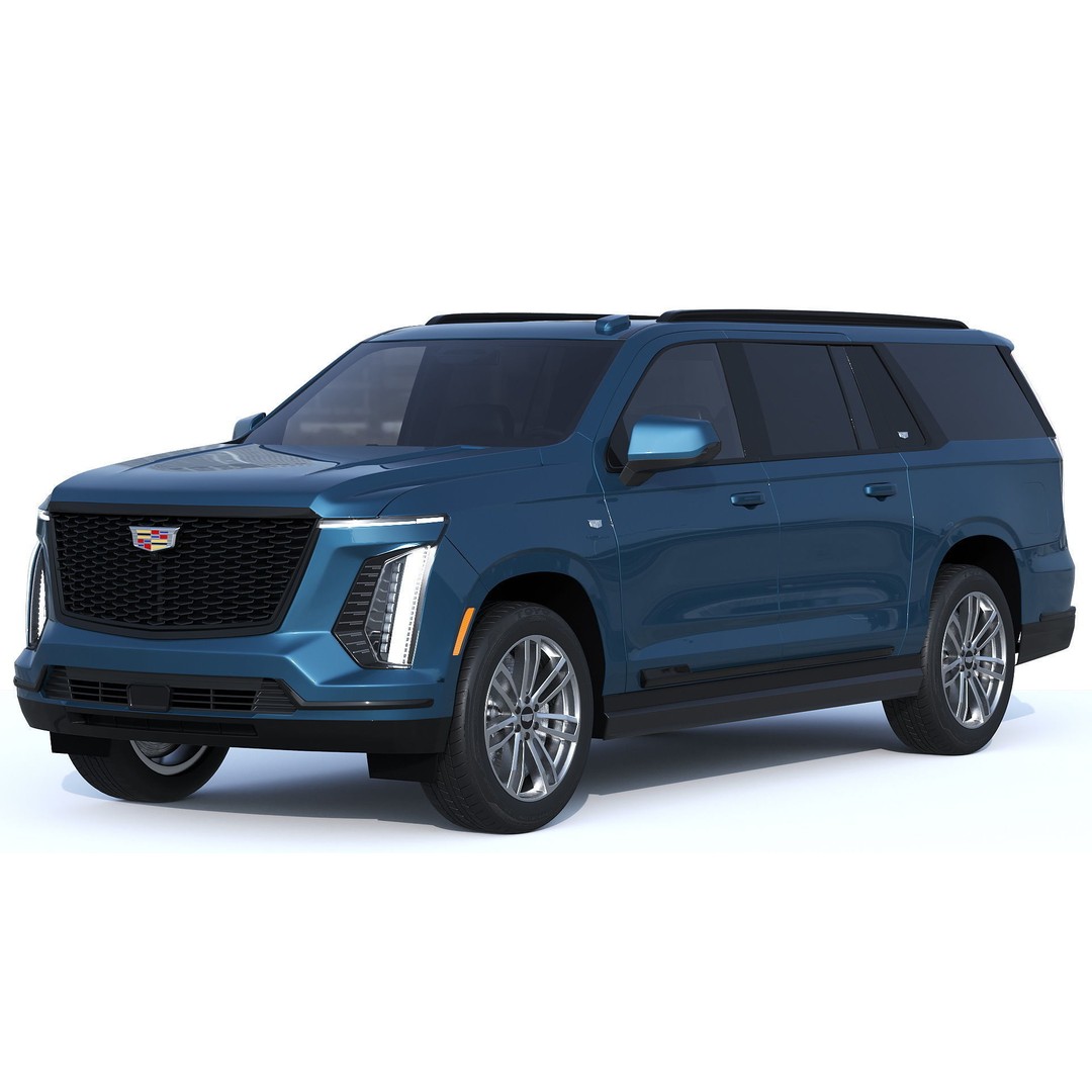 Cadillac Escalade 3D Model – Luxury SUV with PBR Textures, FBX - View 12