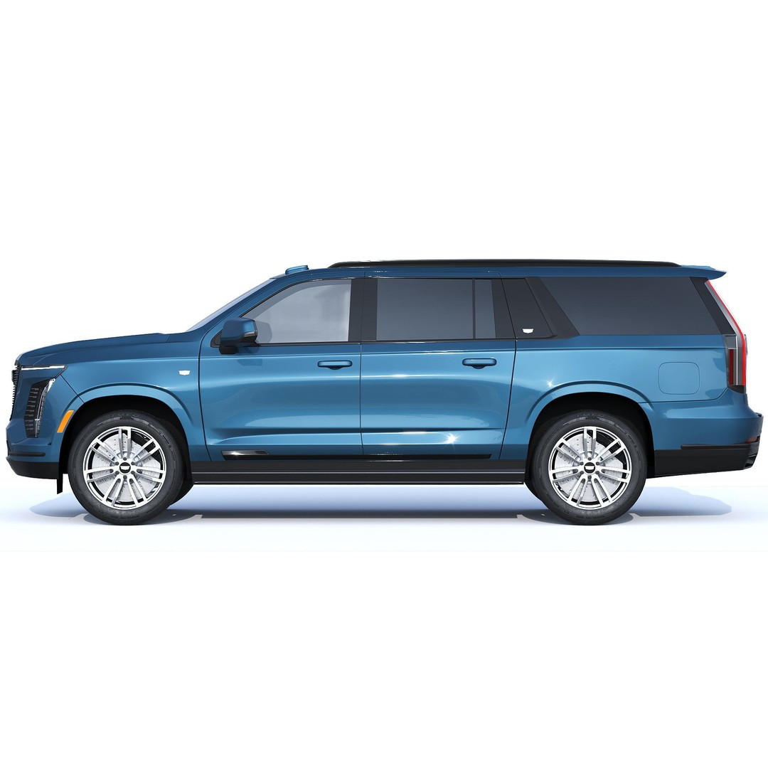 Cadillac Escalade 3D Model – Luxury SUV with PBR Textures, FBX - View 14