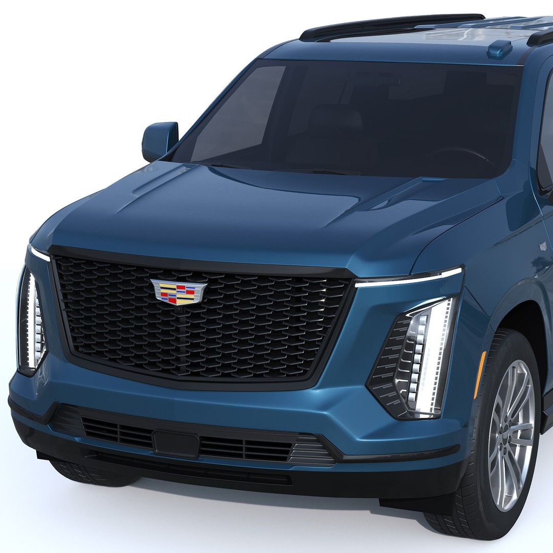 Cadillac Escalade 3D Model – Luxury SUV with PBR Textures, FBX - View 17