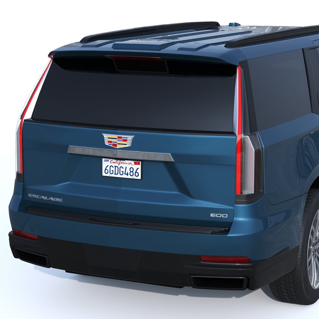 Cadillac Escalade 3D Model – Luxury SUV with PBR Textures, FBX - View 18