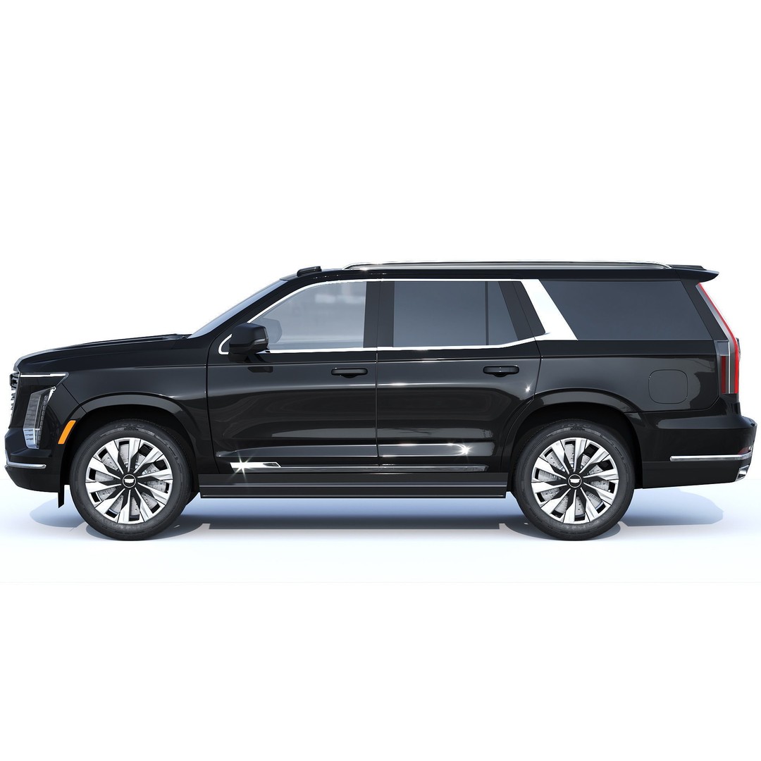 Cadillac Escalade 3D Model – Luxury SUV with PBR Textures, FBX - View 5