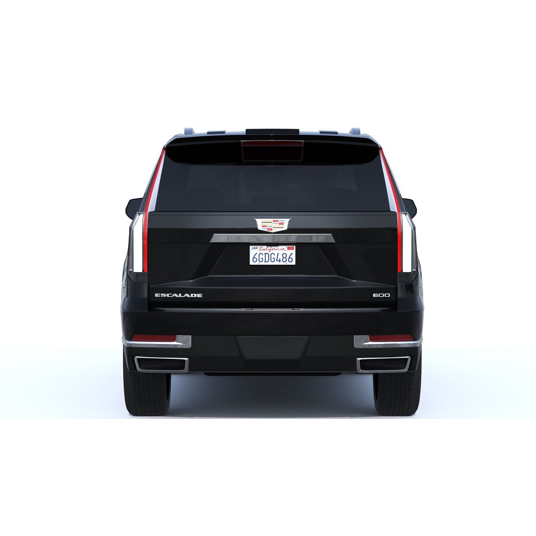 Cadillac Escalade 3D Model – Luxury SUV with PBR Textures, FBX - View 7