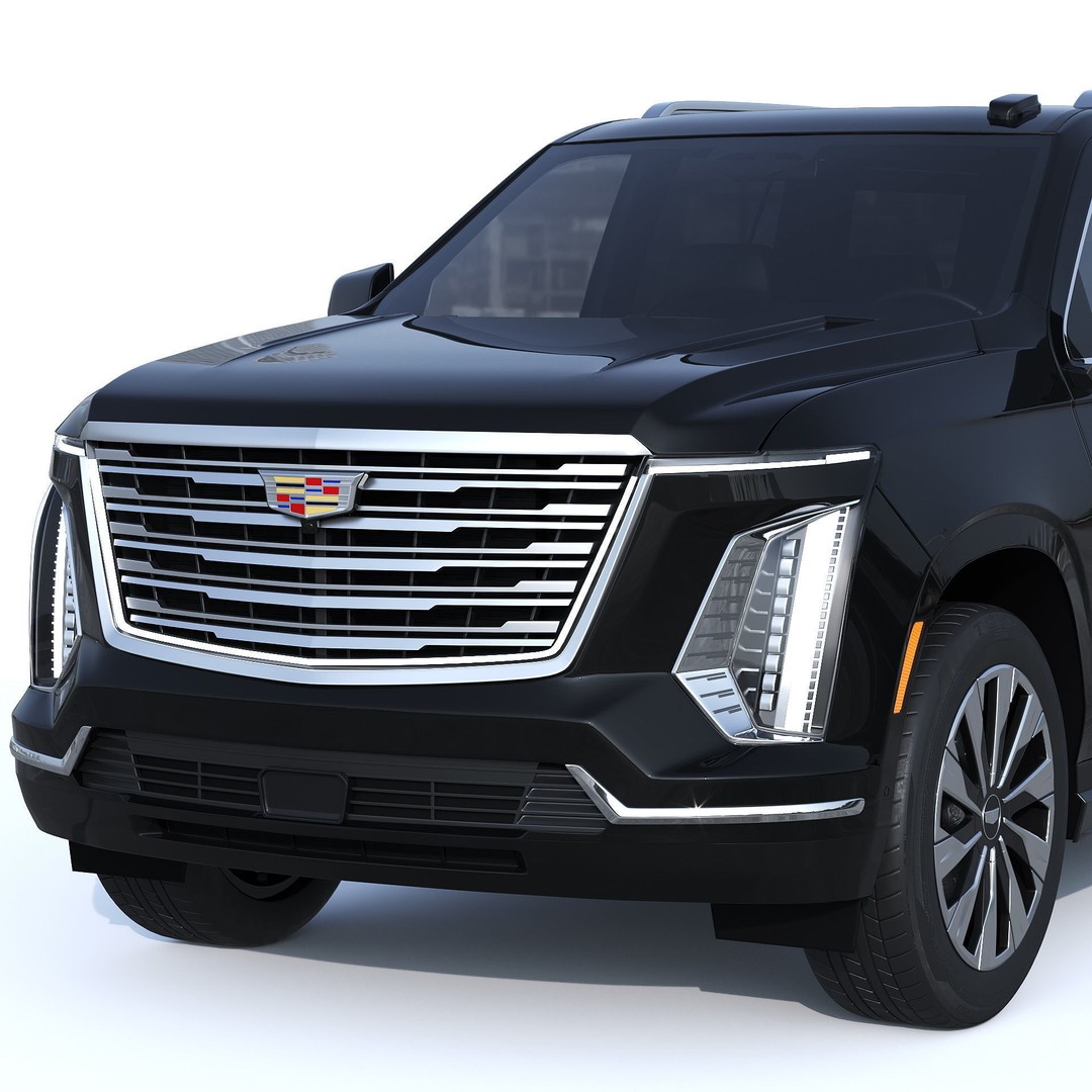 Cadillac Escalade 3D Model – Luxury SUV with PBR Textures, FBX - View 8