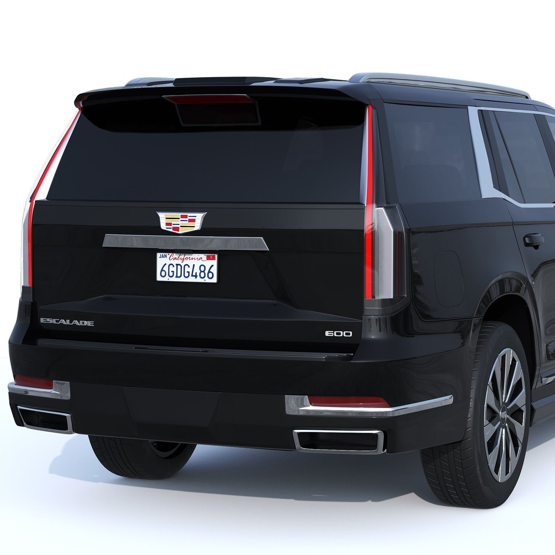 Cadillac Escalade 3D Model – Luxury SUV with PBR Textures, FBX - View 9