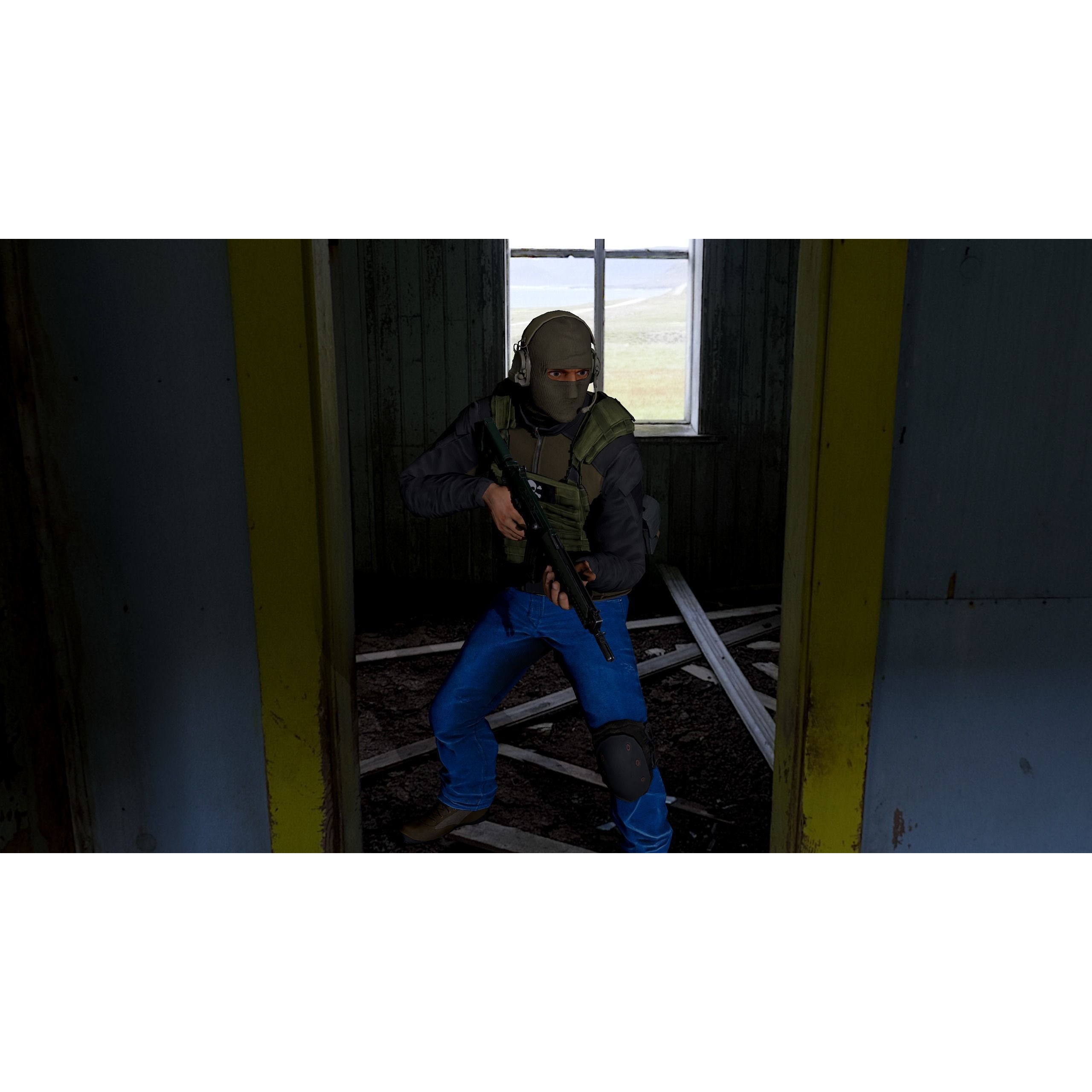 Terrorist - Low-Poly Game-Ready 3D Model - View 15