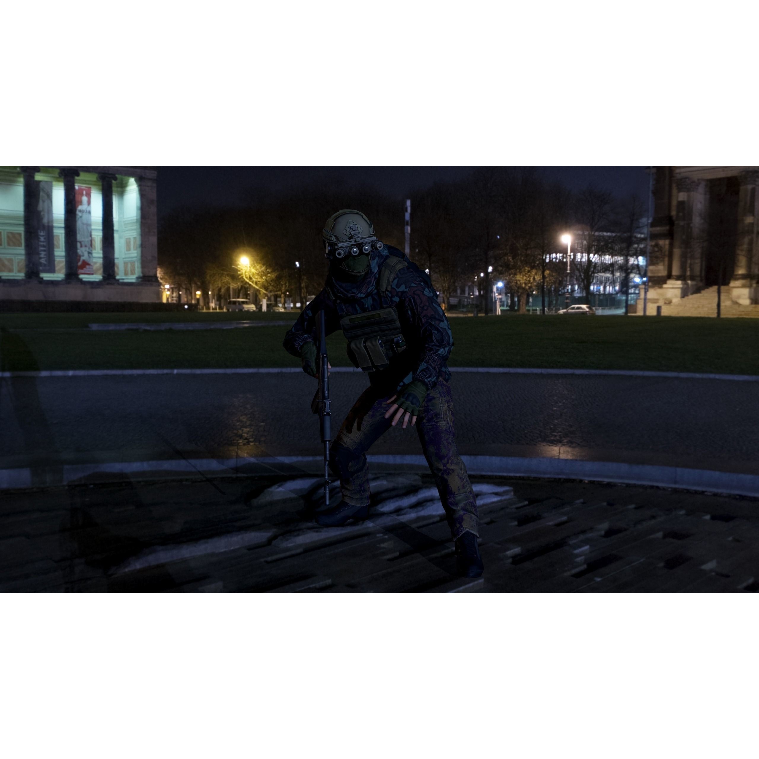 Terrorist - Low-Poly Game-Ready 3D Model - View 19