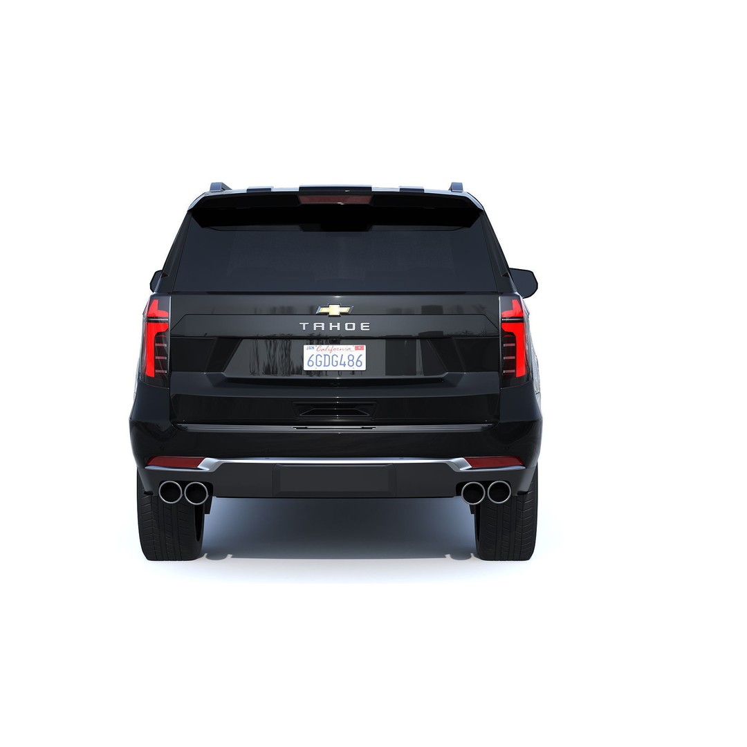 Chevrolet Tahoe 2025 High Country 3D Model – PBR Game-Ready Asset, FBX - View 6