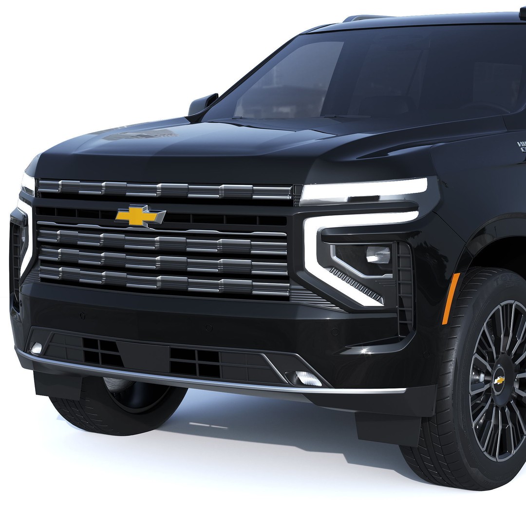 Chevrolet Tahoe 2025 High Country 3D Model – PBR Game-Ready Asset, FBX - View 7