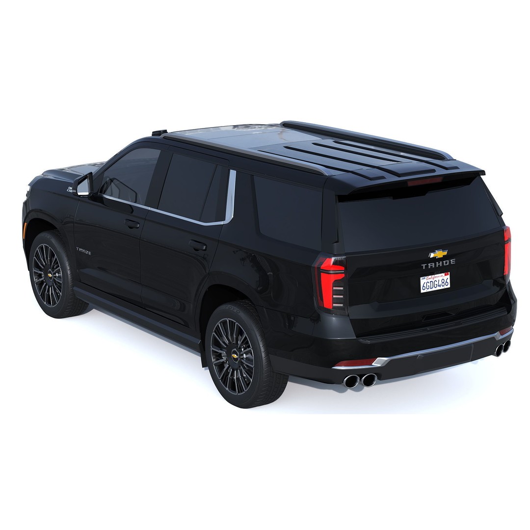 Chevrolet Tahoe 2025 High Country 3D Model – PBR Game-Ready Asset, FBX - View 8