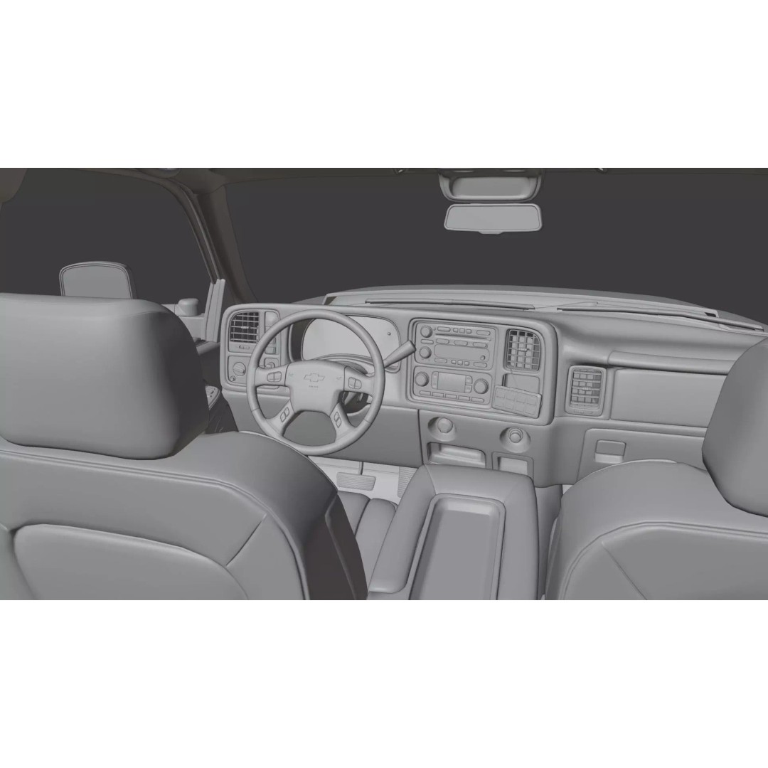 Chevy Silverado 2500HD 3D Model – Overland Offroad Truck, Game Ready