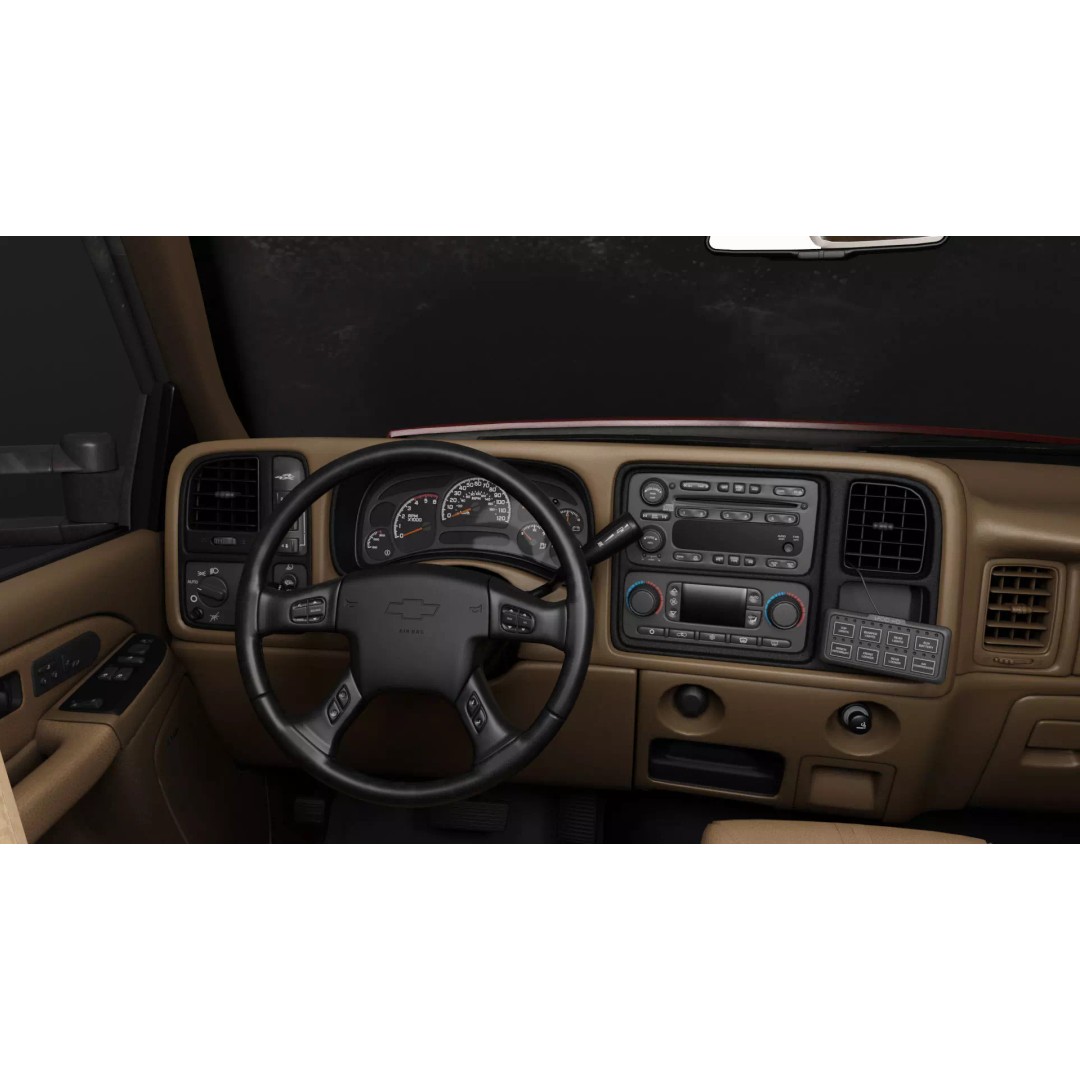 Chevy Silverado 2500HD 3D Model – Overland Offroad Truck, Game Ready - View 20