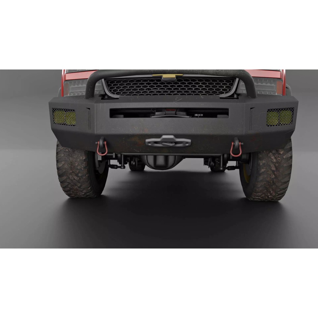 Chevy Silverado 2500HD 3D Model – Overland Offroad Truck, Game Ready - View 24