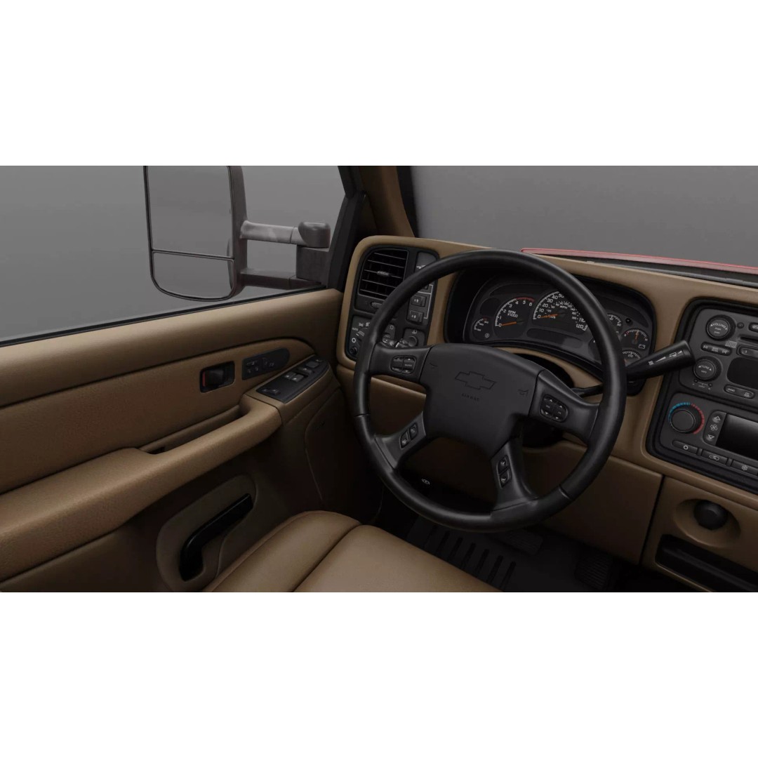 Chevy Silverado 2500HD 3D Model – Overland Offroad Truck, Game Ready - View 32