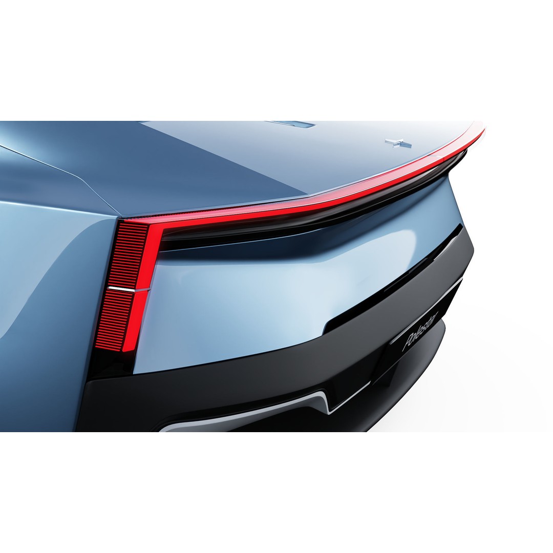 Polestar O2 3D Model – Detailed Concept Car, Blender & FBX Formats - View 10