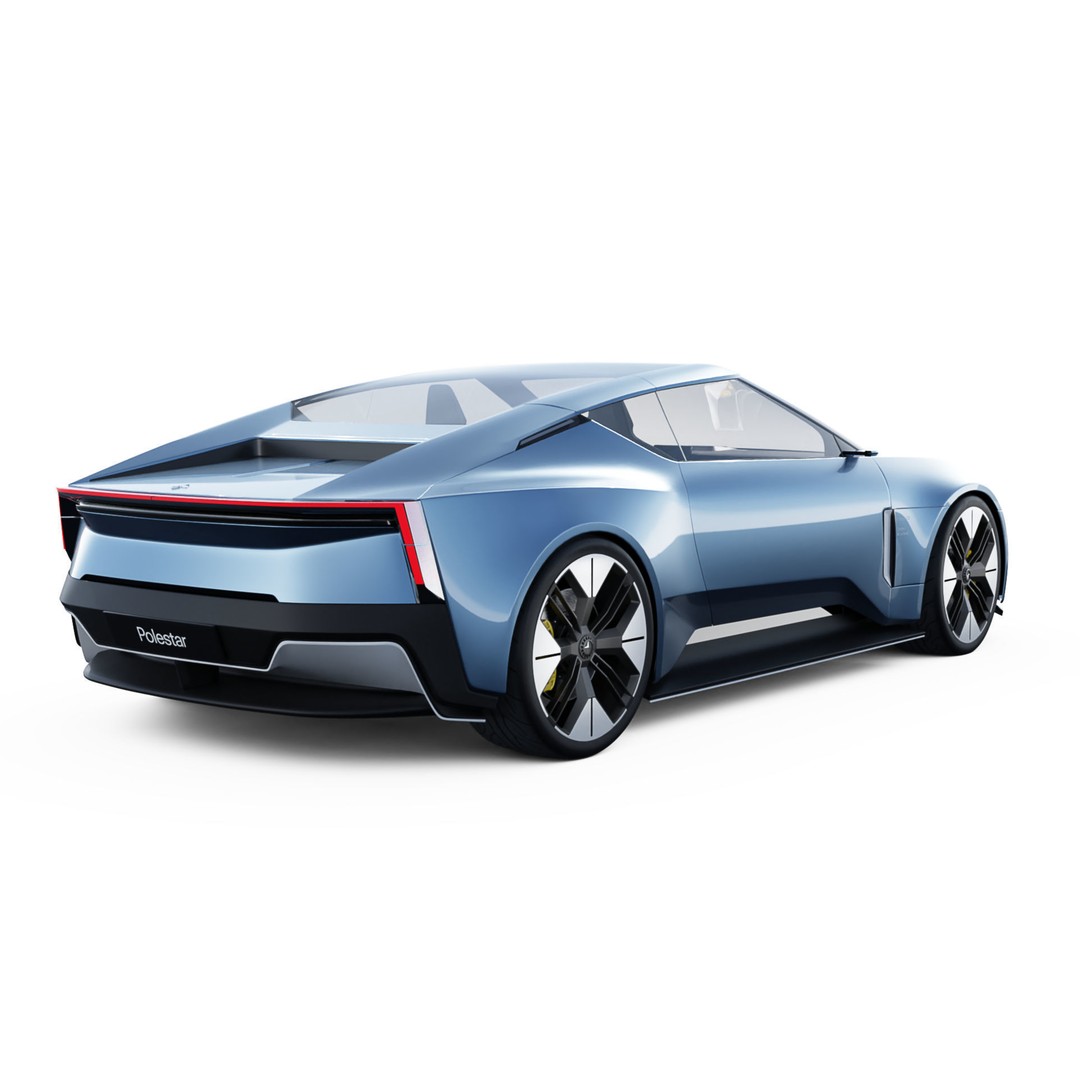 Polestar O2 3D Model – Detailed Concept Car, Blender & FBX Formats - View 11