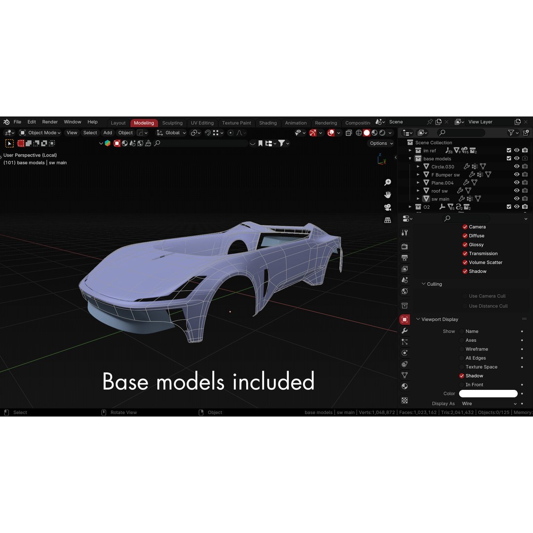 Polestar O2 3D Model – Detailed Concept Car, Blender & FBX Formats - View 21