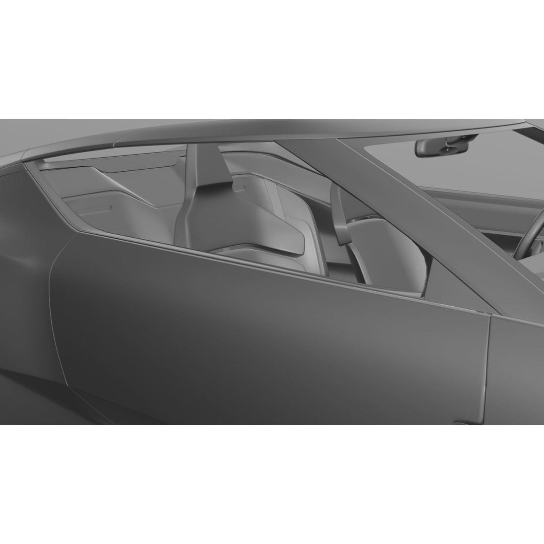 Polestar O2 3D Model – Detailed Concept Car, Blender & FBX Formats - View 32