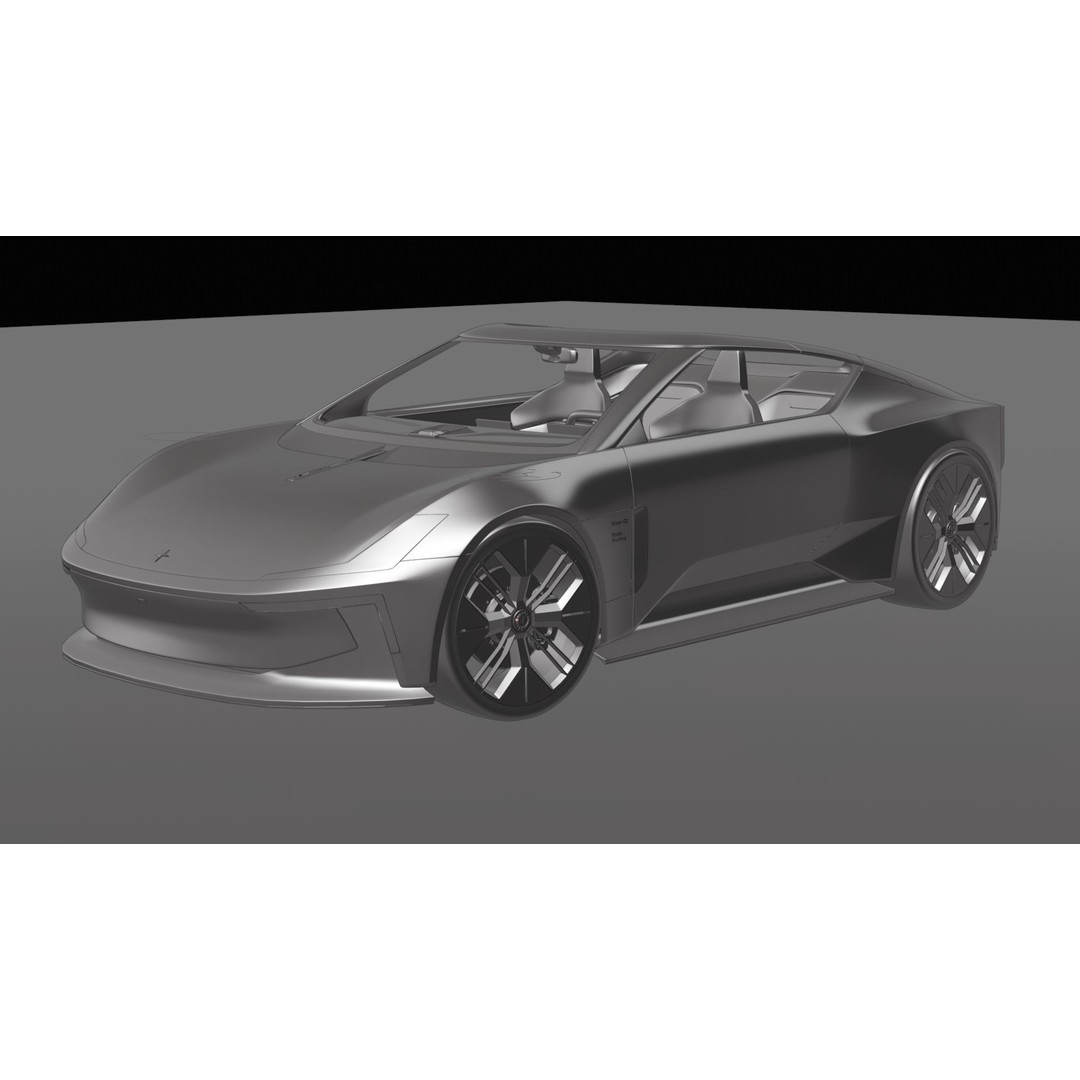 Polestar O2 3D Model – Detailed Concept Car, Blender & FBX Formats - View 35