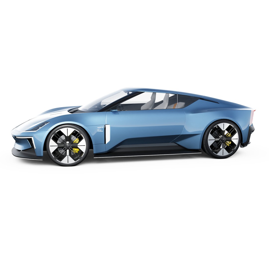 Polestar O2 3D Model – Detailed Concept Car, Blender & FBX Formats - View 5