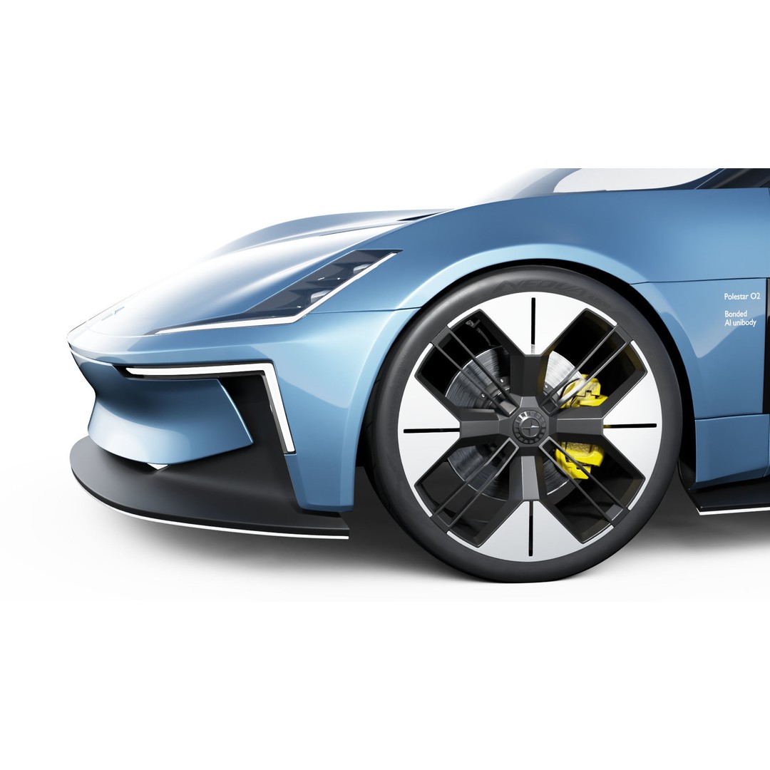 Polestar O2 3D Model – Detailed Concept Car, Blender & FBX Formats - View 6
